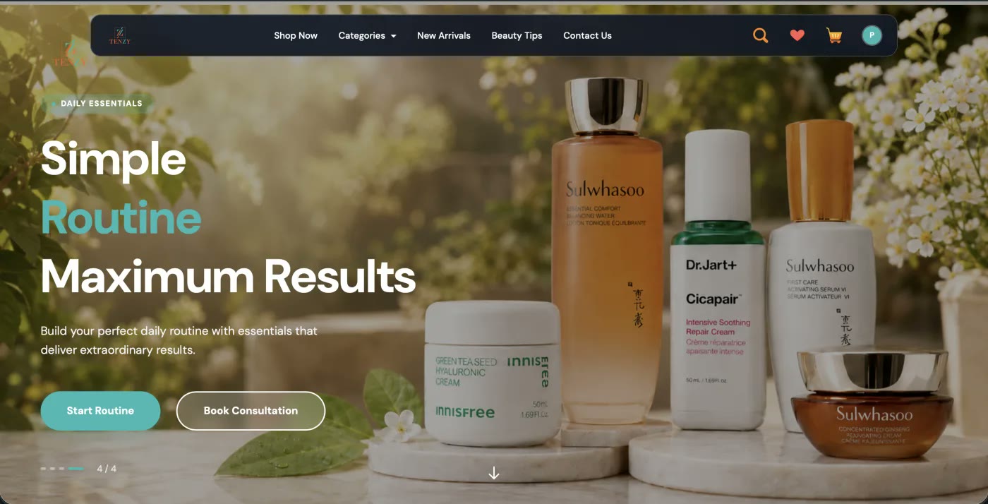 Tenzy storefront
